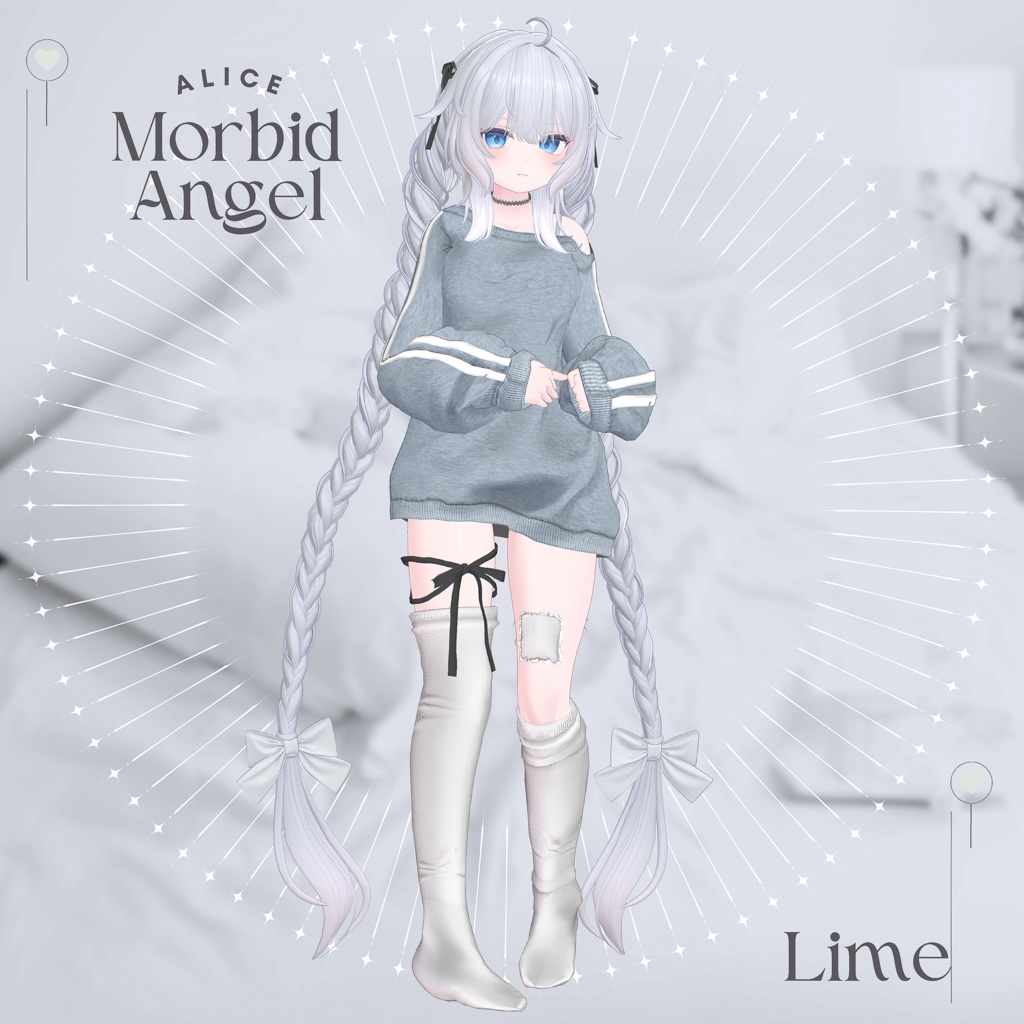 【16アバター対応】Morbid Angel【VRChat向け衣装モデル】