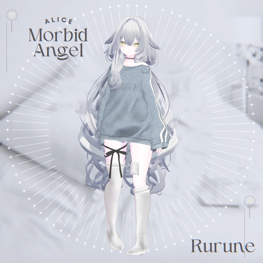 【16アバター対応】Morbid Angel【VRChat向け衣装モデル】