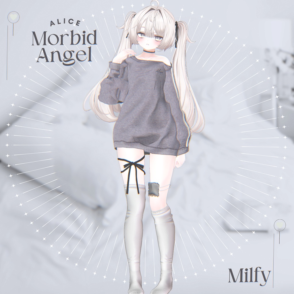 【16アバター対応】Morbid Angel【VRChat向け衣装モデル】