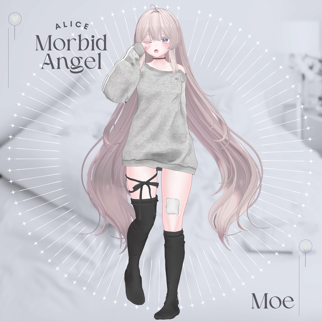 【16アバター対応】Morbid Angel【VRChat向け衣装モデル】