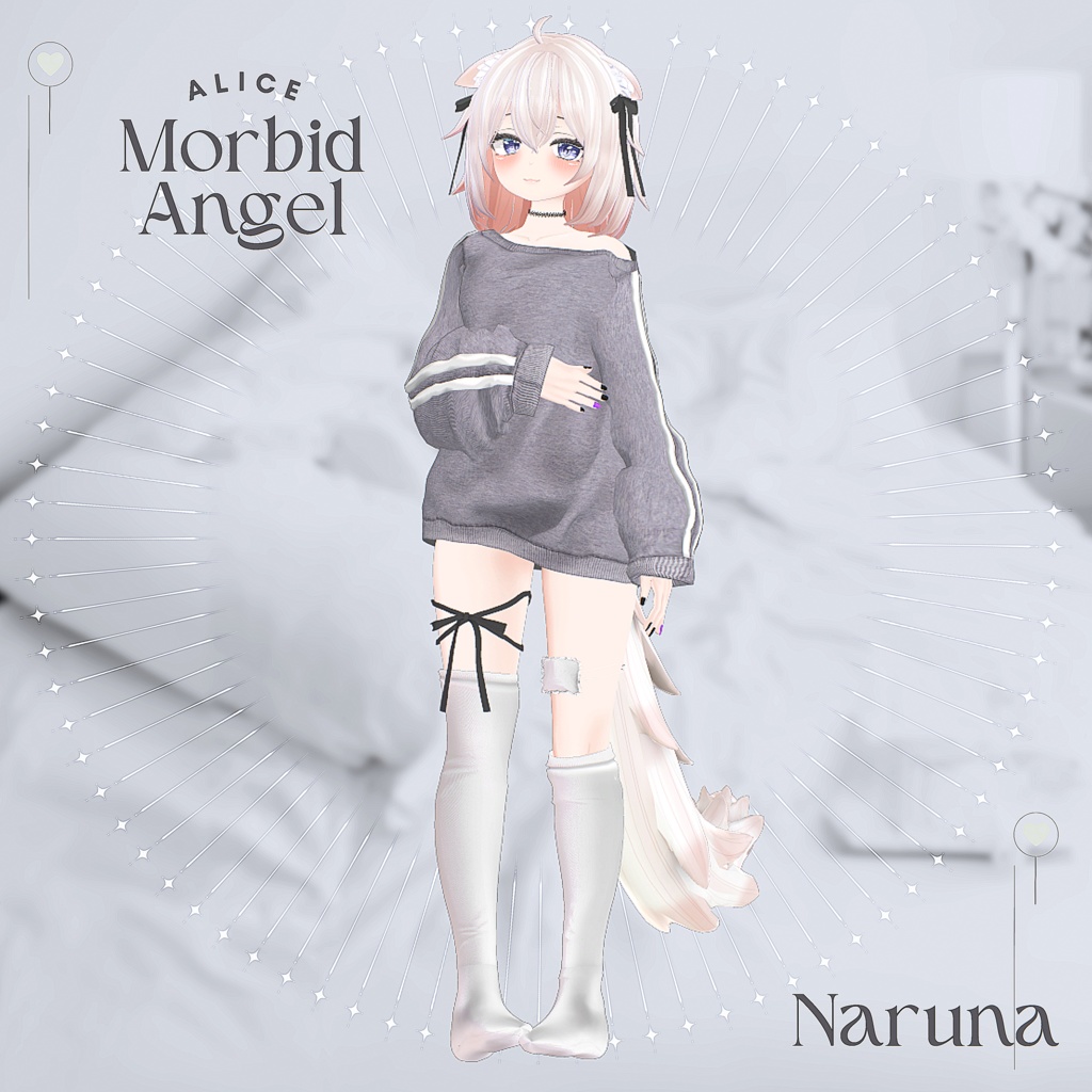 【16アバター対応】Morbid Angel【VRChat向け衣装モデル】