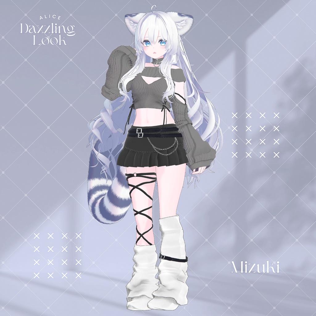 【15アバター対応】Dazzling Look【VRChat向け衣装モデル】