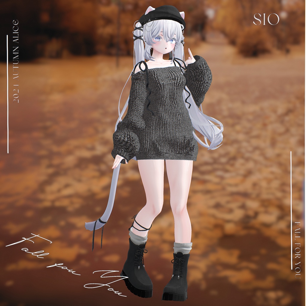 【12アバター対応】Fall for You【VRChat向け衣装モデル】