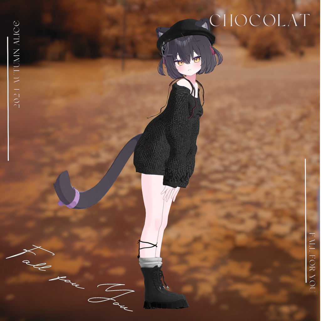 【12アバター対応】Fall for You【VRChat向け衣装モデル】