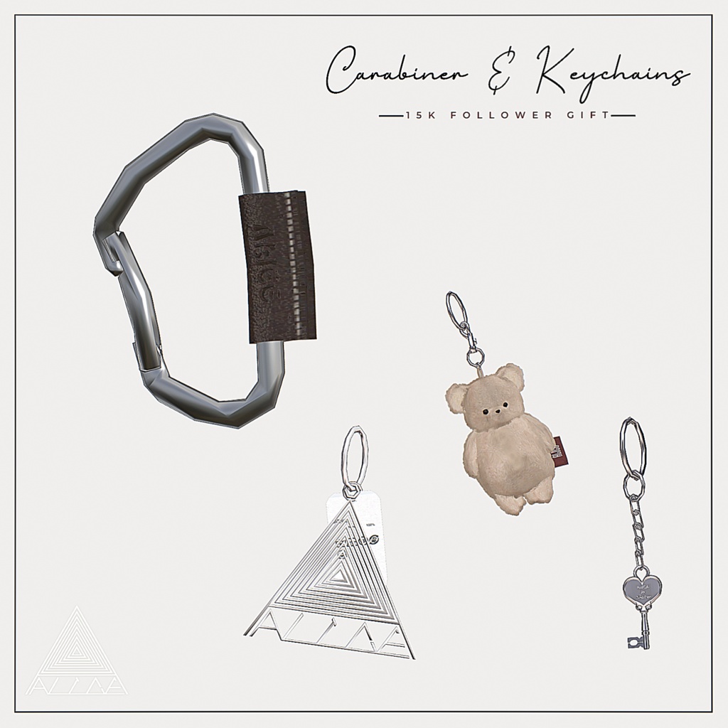 Carabiner & Keychains⋱15k Followers Anniversary Goods⋰