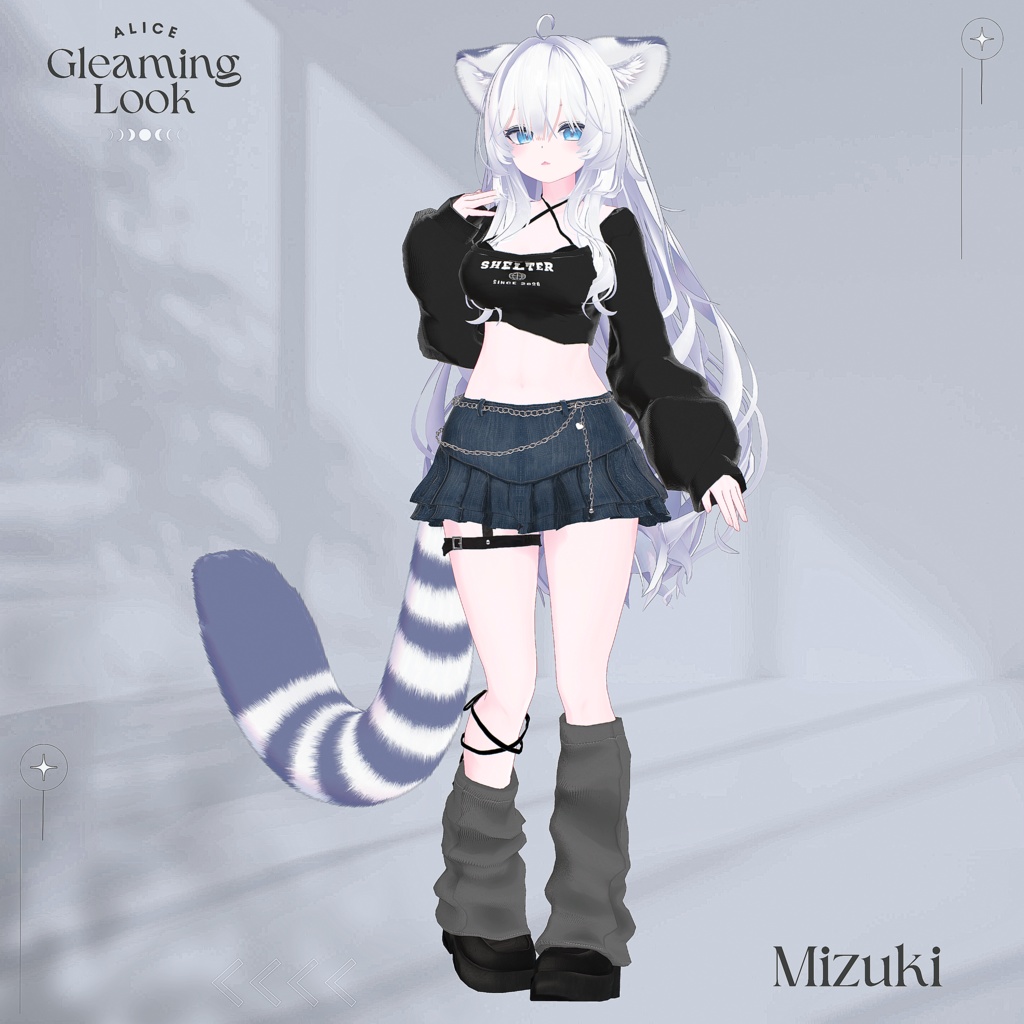 【7アバター対応】Gleaming Look【VRChat向け衣装モデル】