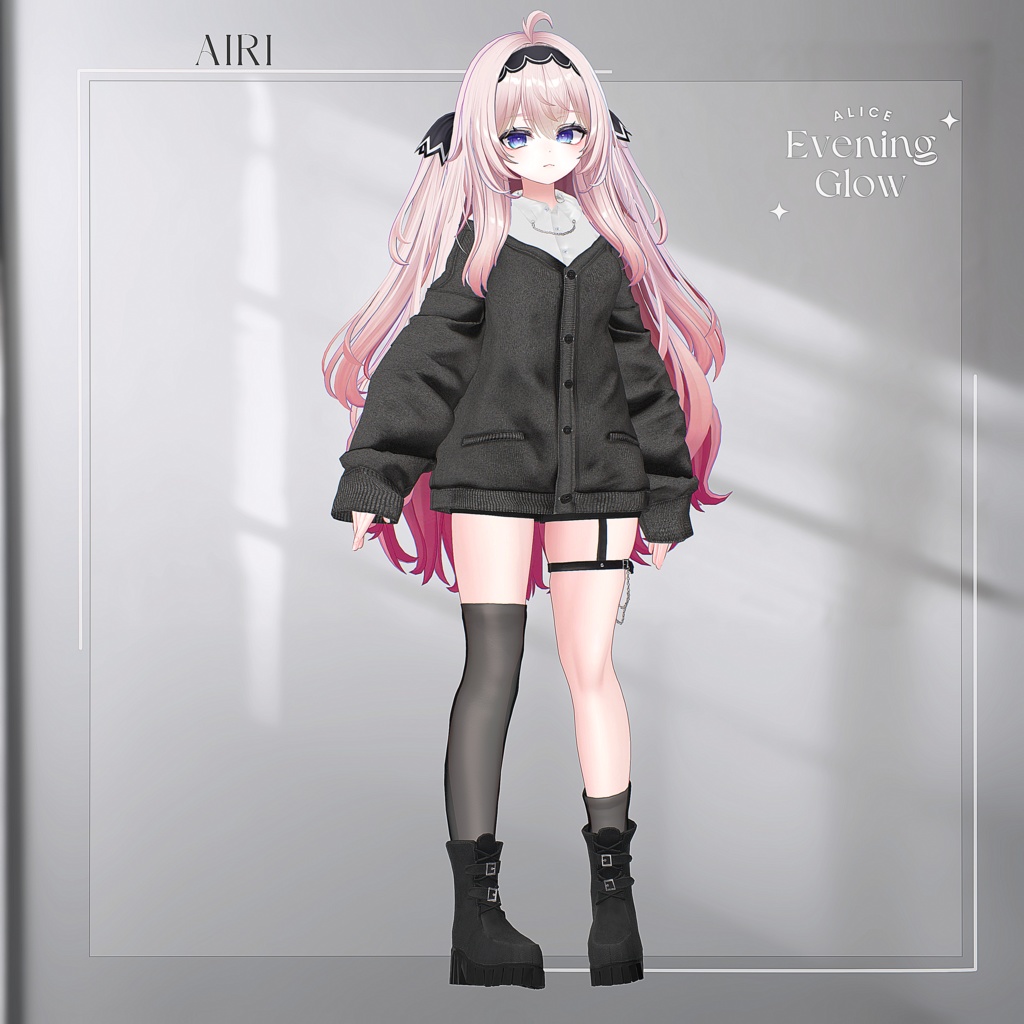 【18アバター対応】EveningGlow【VRChat向け衣装モデル】