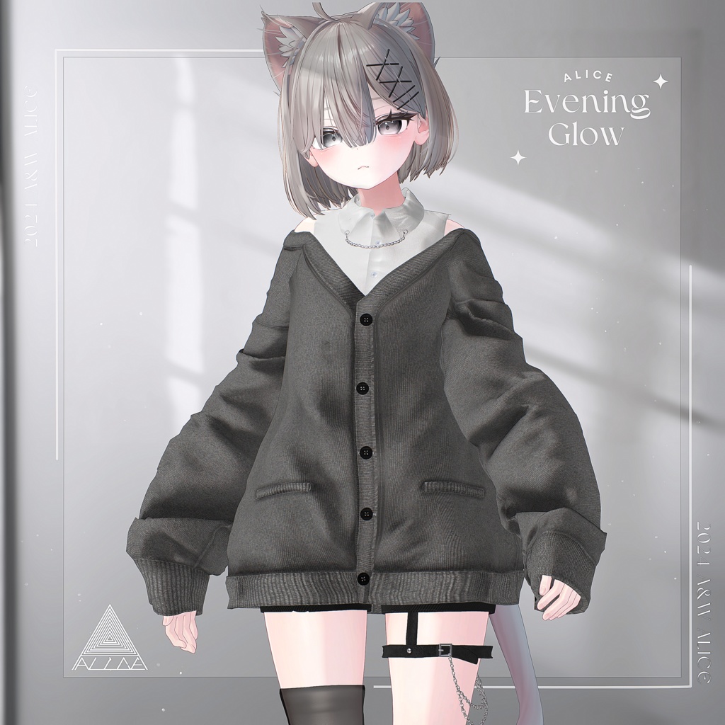 SALE🧸【12アバター対応】EveningGlow【VRChat向け衣装モデル】