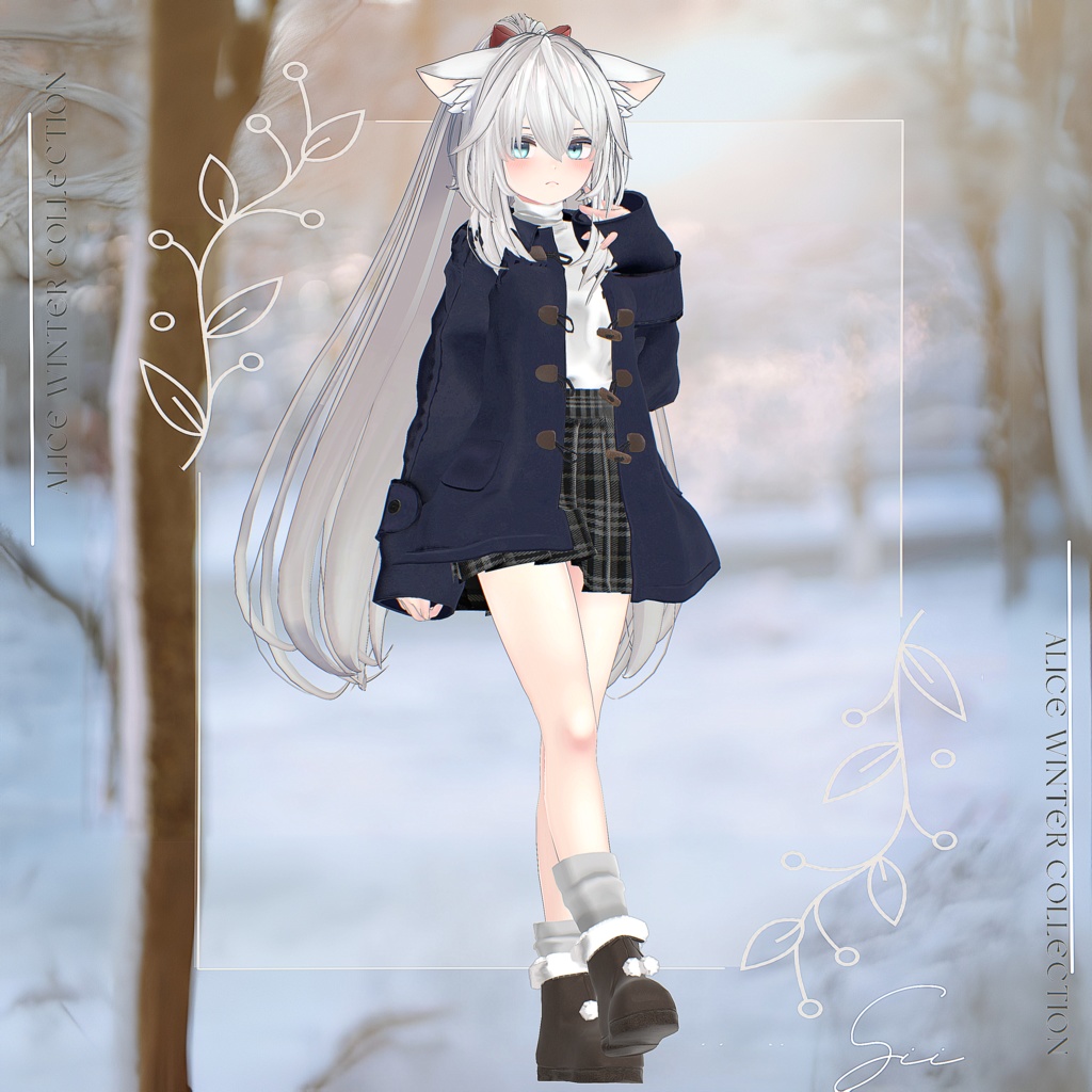 【16アバター対応】Snowdrop【VRChat向け衣装モデル】