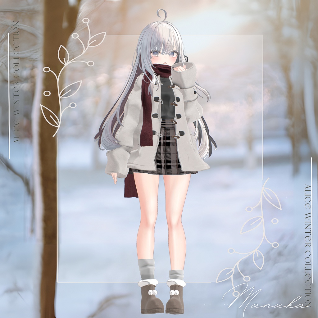 【16アバター対応】Snowdrop【VRChat向け衣装モデル】