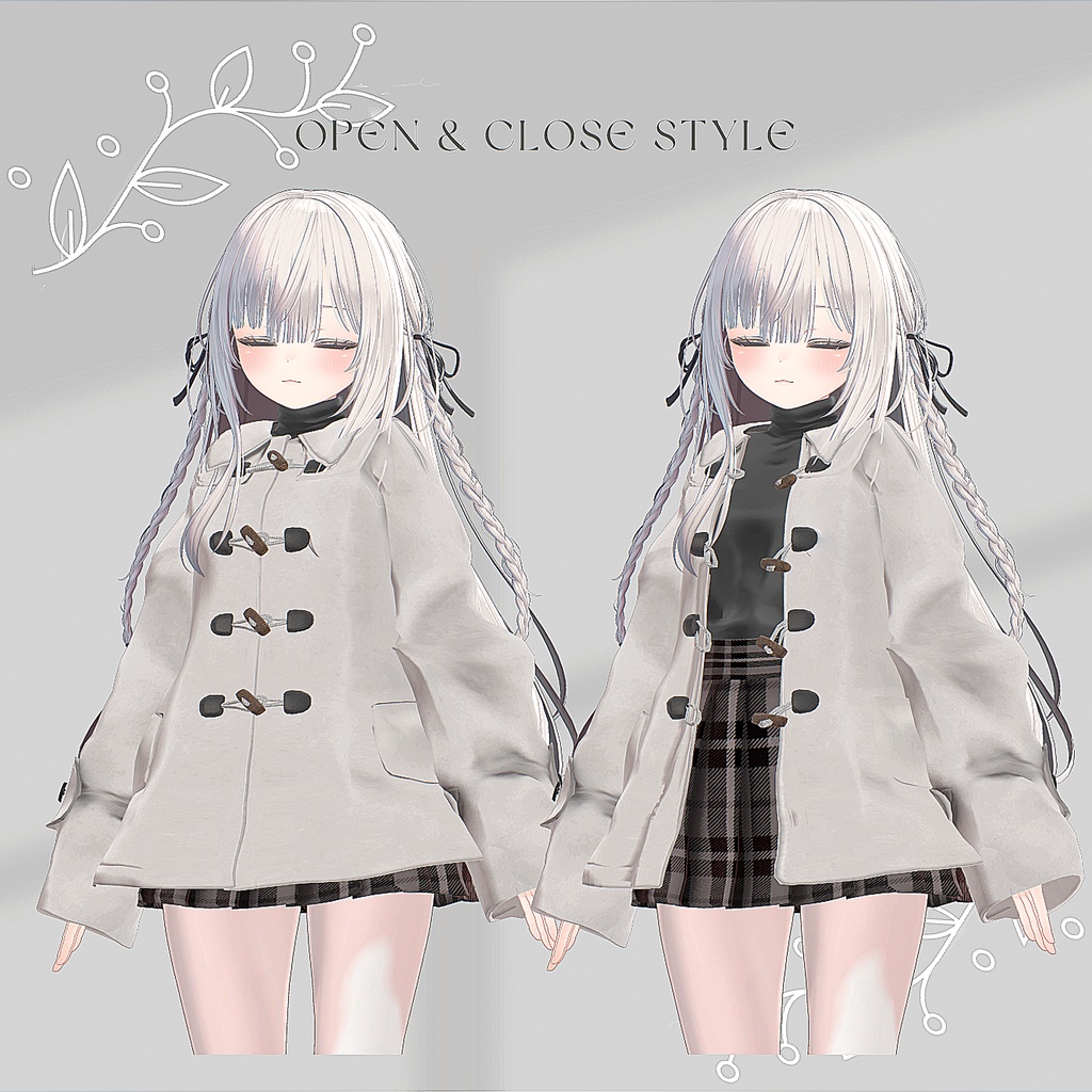 【16アバター対応】Snowdrop【VRChat向け衣装モデル】