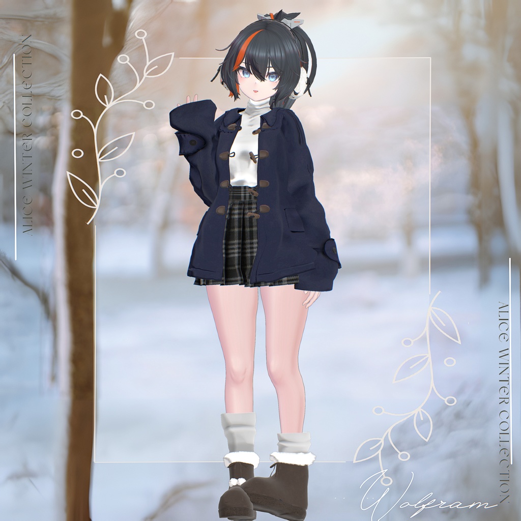 【16アバター対応】Snowdrop【VRChat向け衣装モデル】