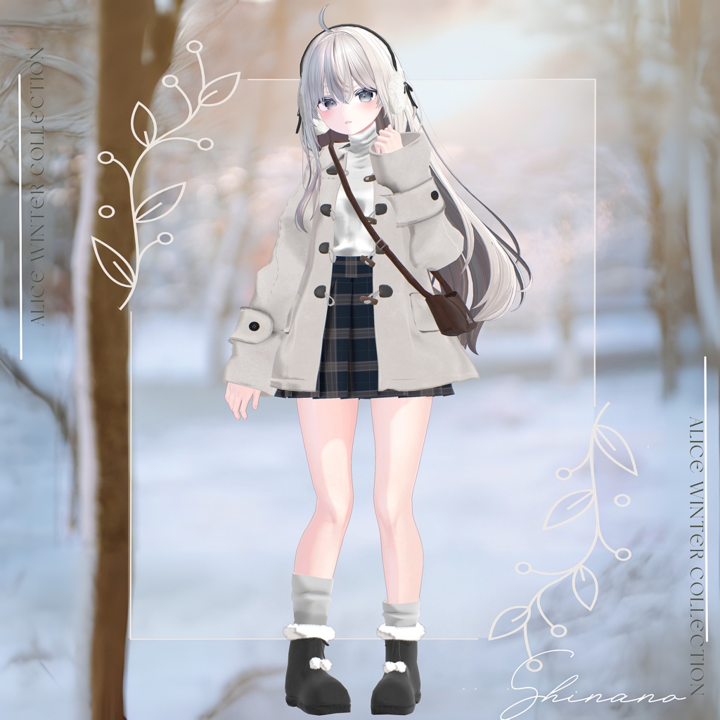 【16アバター対応】Snowdrop【VRChat向け衣装モデル】