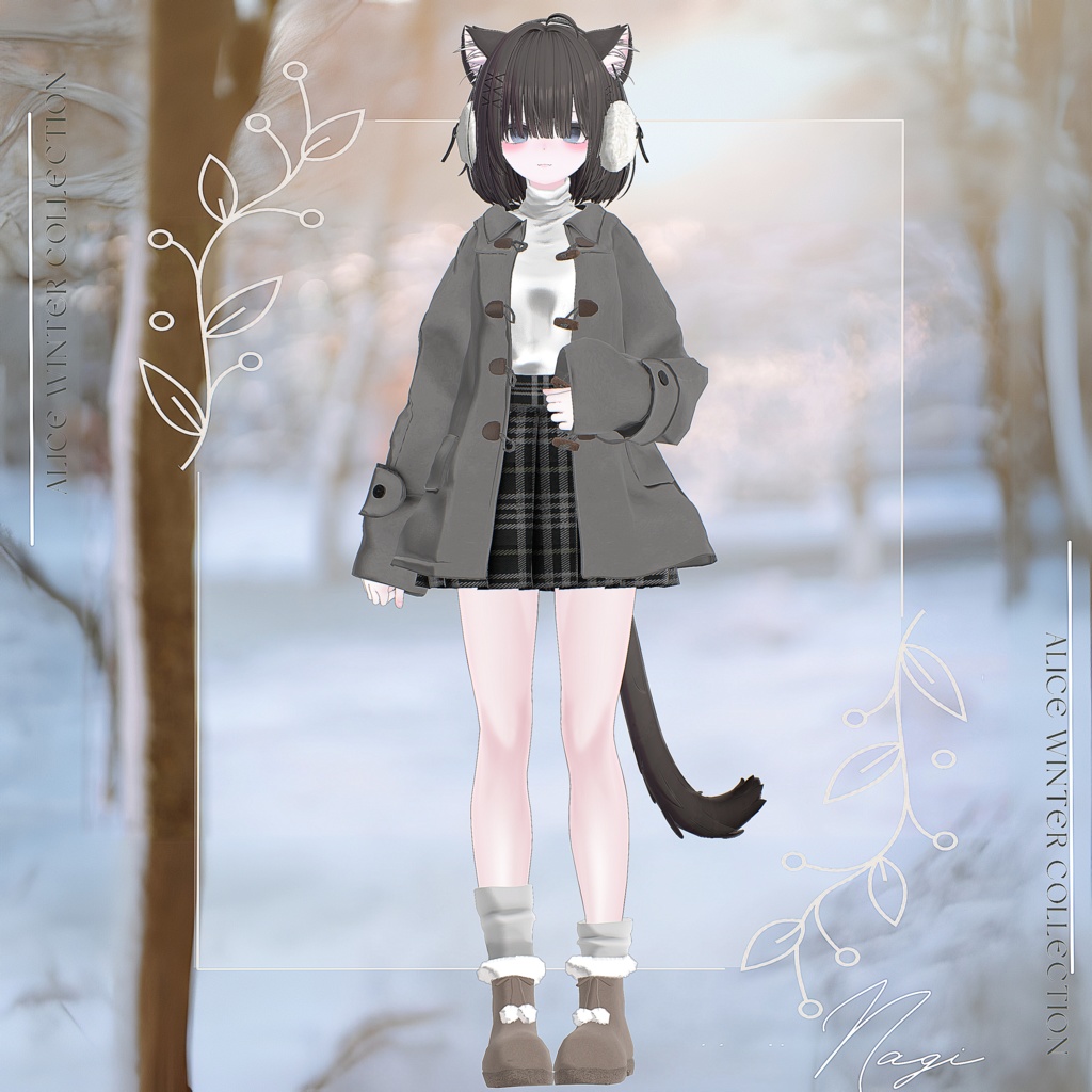 【16アバター対応】Snowdrop【VRChat向け衣装モデル】