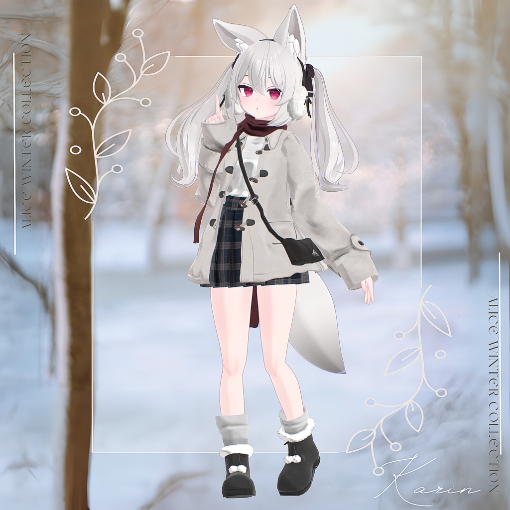 【16アバター対応】Snowdrop【VRChat向け衣装モデル】
