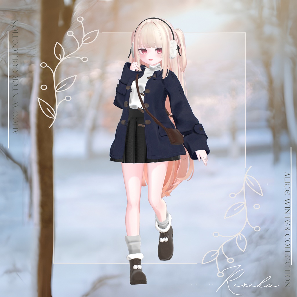 【16アバター対応】Snowdrop【VRChat向け衣装モデル】