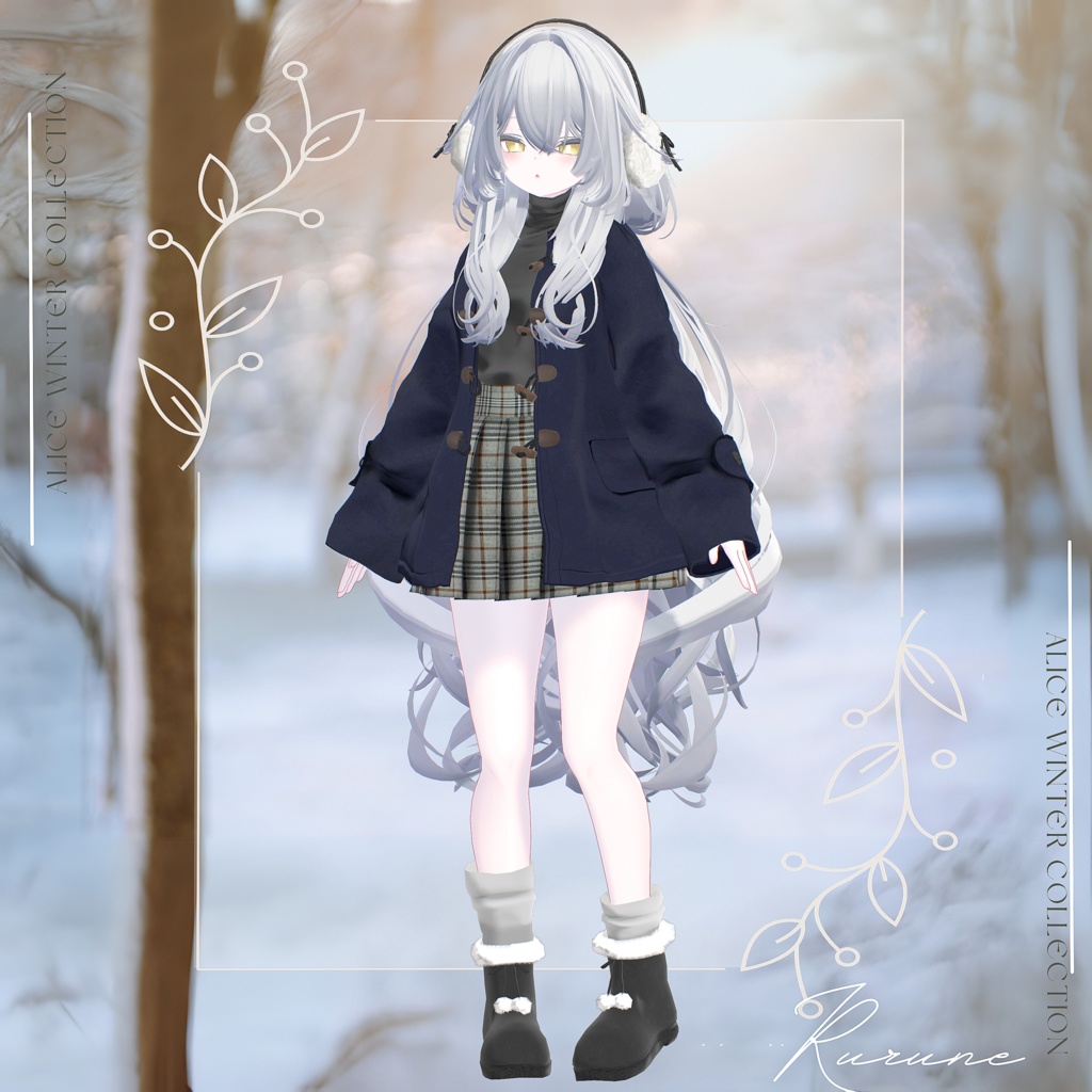 【16アバター対応】Snowdrop【VRChat向け衣装モデル】