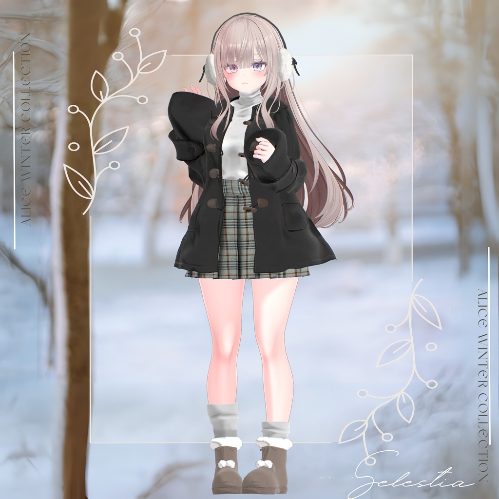 【16アバター対応】Snowdrop【VRChat向け衣装モデル】