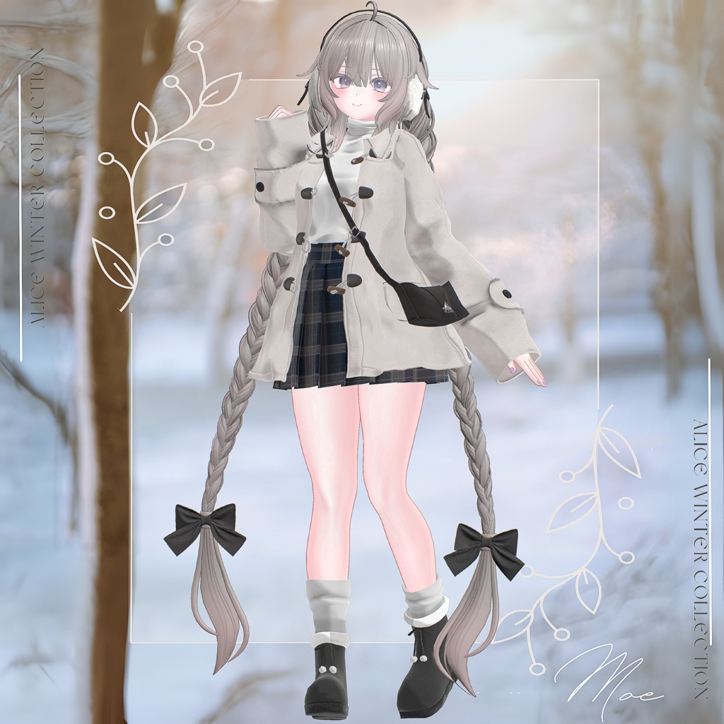 【16アバター対応】Snowdrop【VRChat向け衣装モデル】