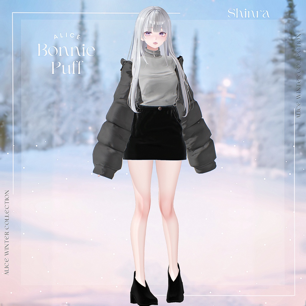 【14アバター対応】BonniePuff【VRChat向け衣装モデル】