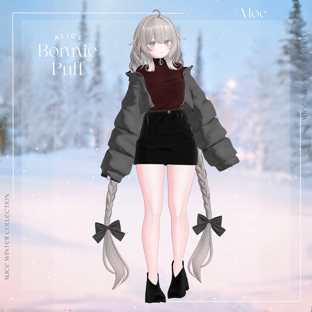【14アバター対応】BonniePuff【VRChat向け衣装モデル】