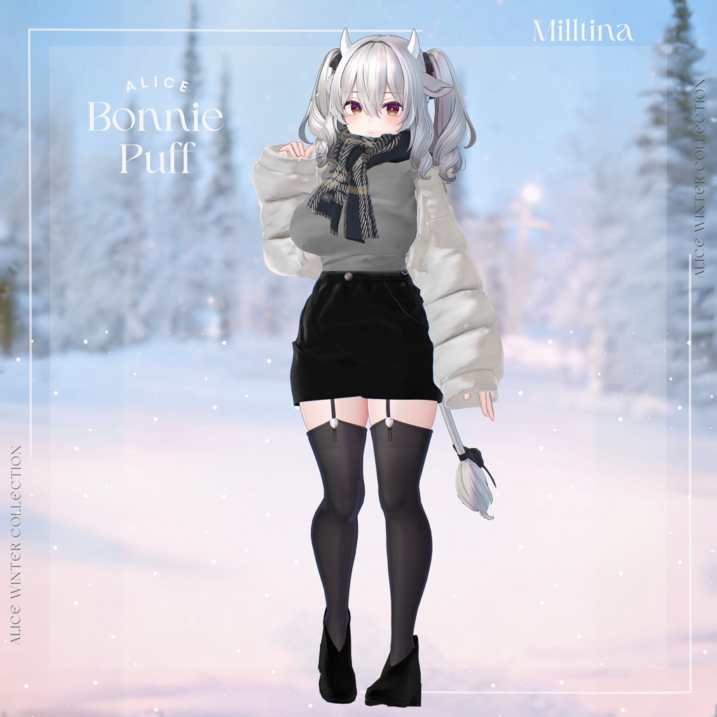 【14アバター対応】BonniePuff【VRChat向け衣装モデル】