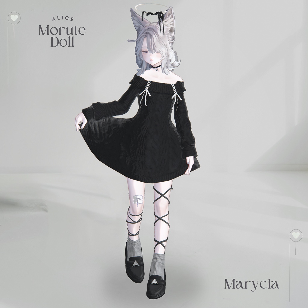 【13アバター対応】MoruteDoll【VRChat向け衣装モデル】