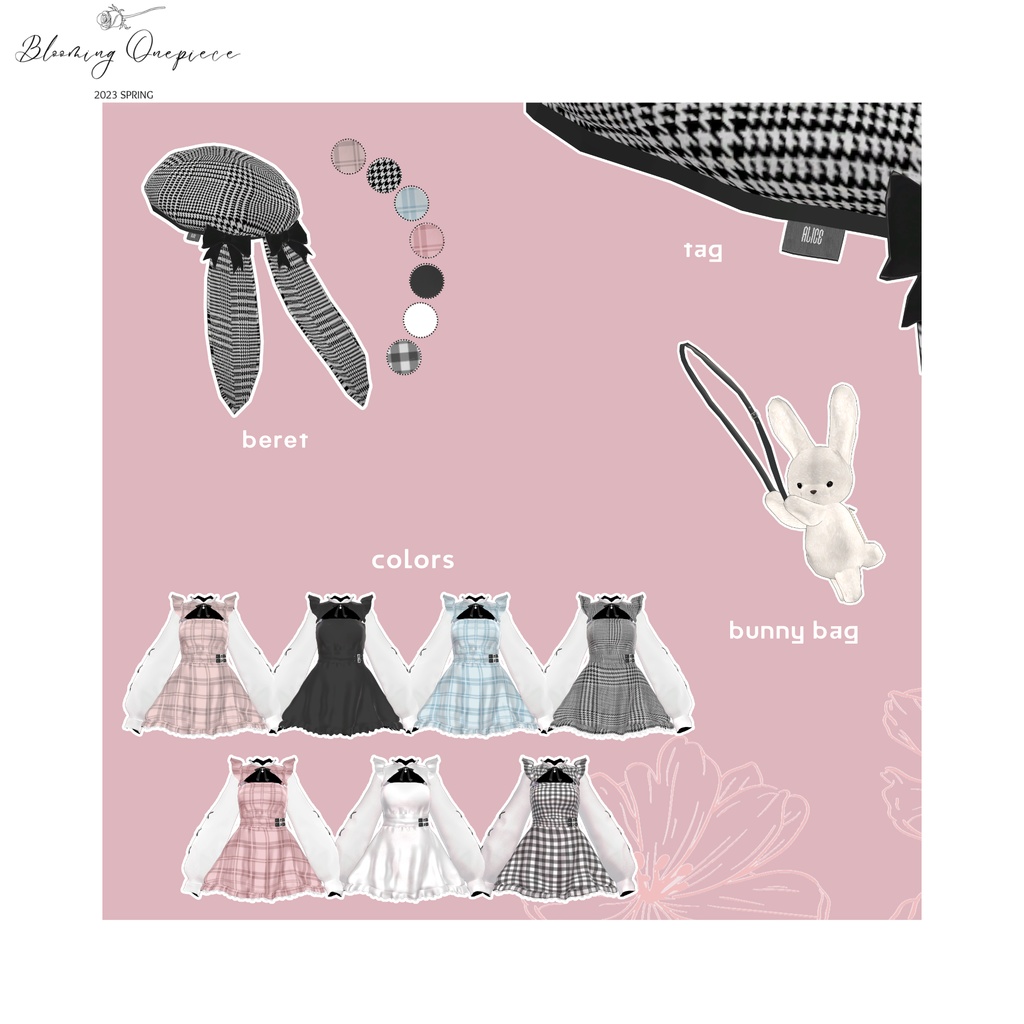 【しなの対応PR】Blooming Onepiece【VRChat】