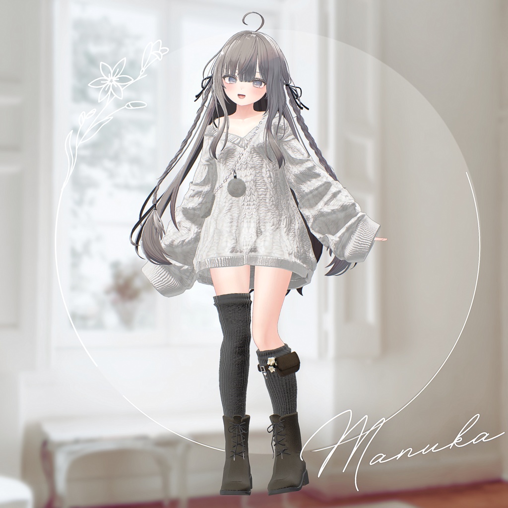 【12アバター対応】Evermore【VRChat向け衣装モデル】