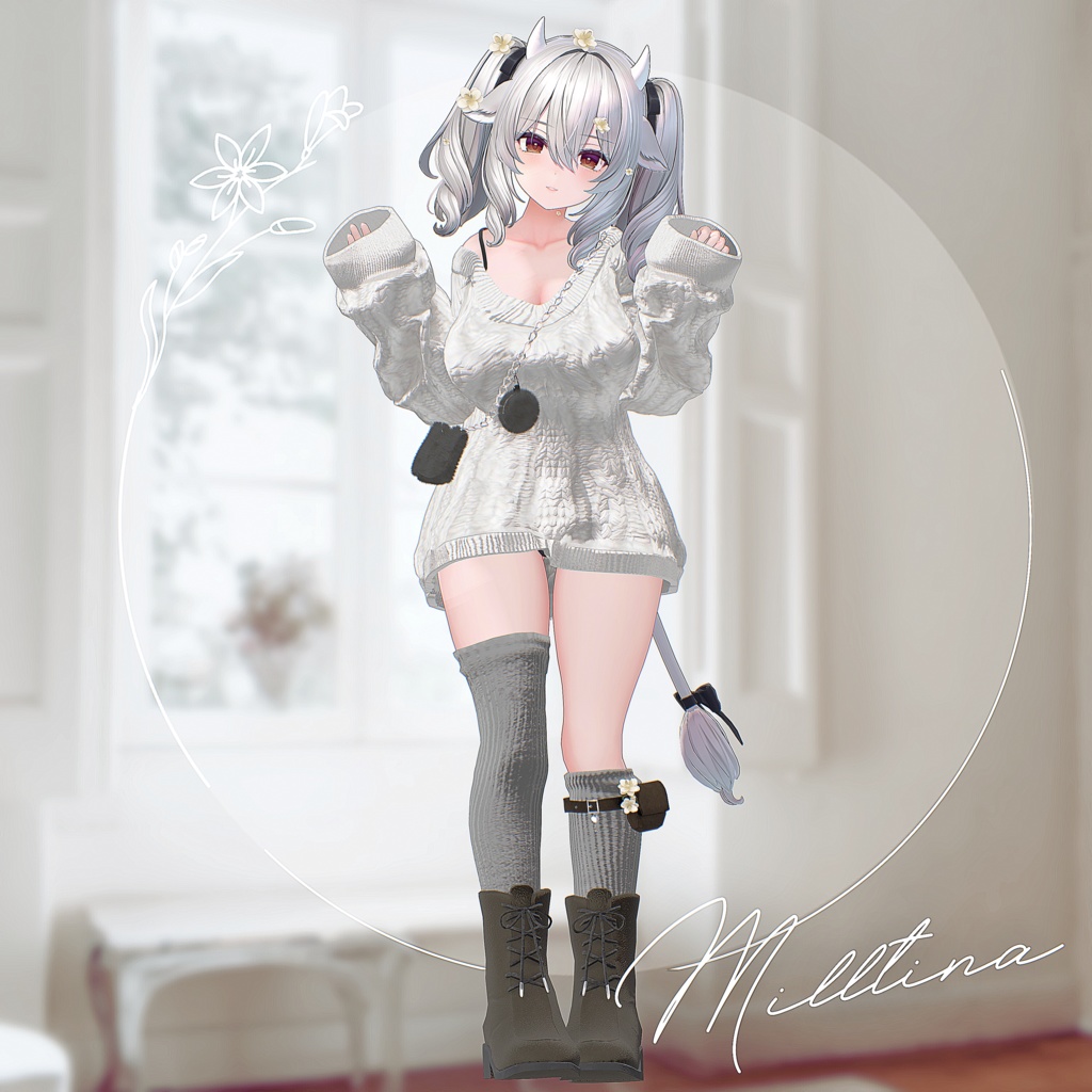 【12アバター対応】Evermore【VRChat向け衣装モデル】