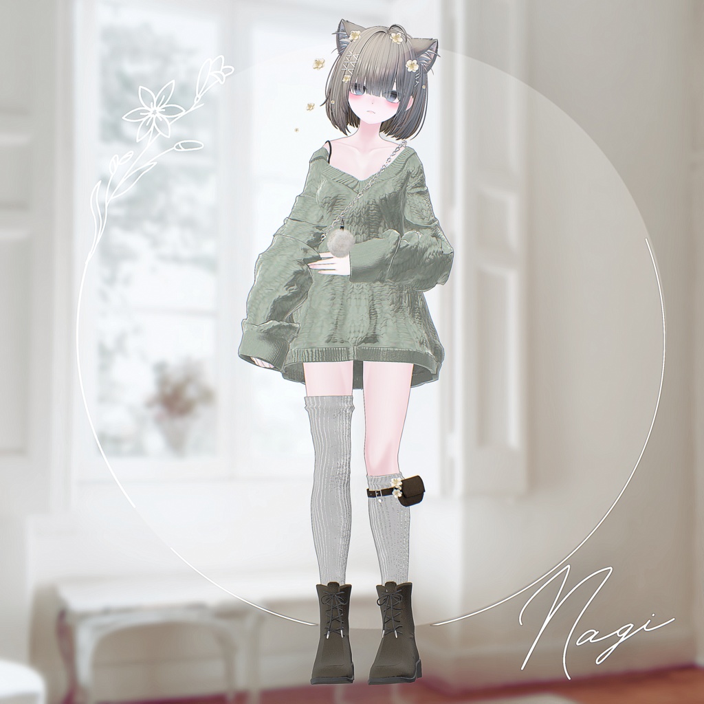 【12アバター対応】Evermore【VRChat向け衣装モデル】