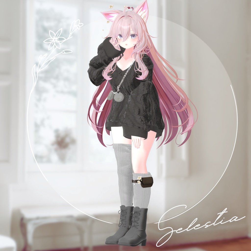 【12アバター対応】Evermore【VRChat向け衣装モデル】