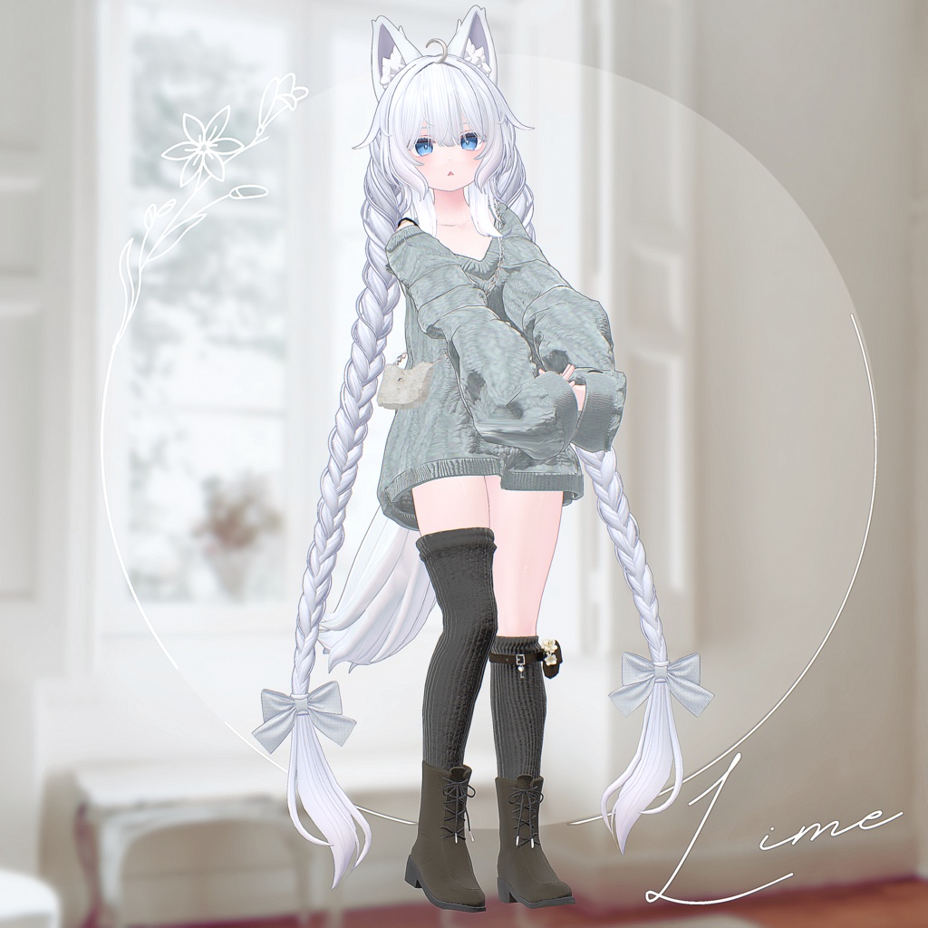 【12アバター対応】Evermore【VRChat向け衣装モデル】