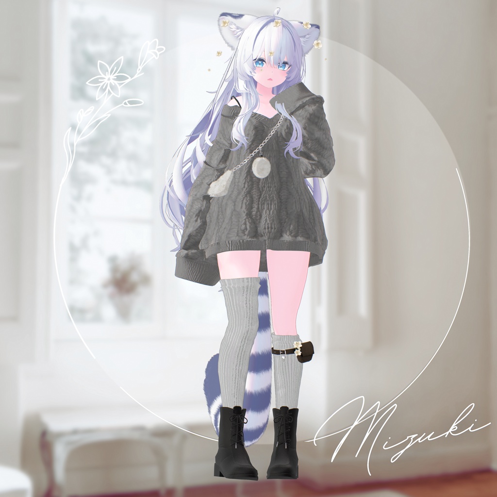 【12アバター対応】Evermore【VRChat向け衣装モデル】