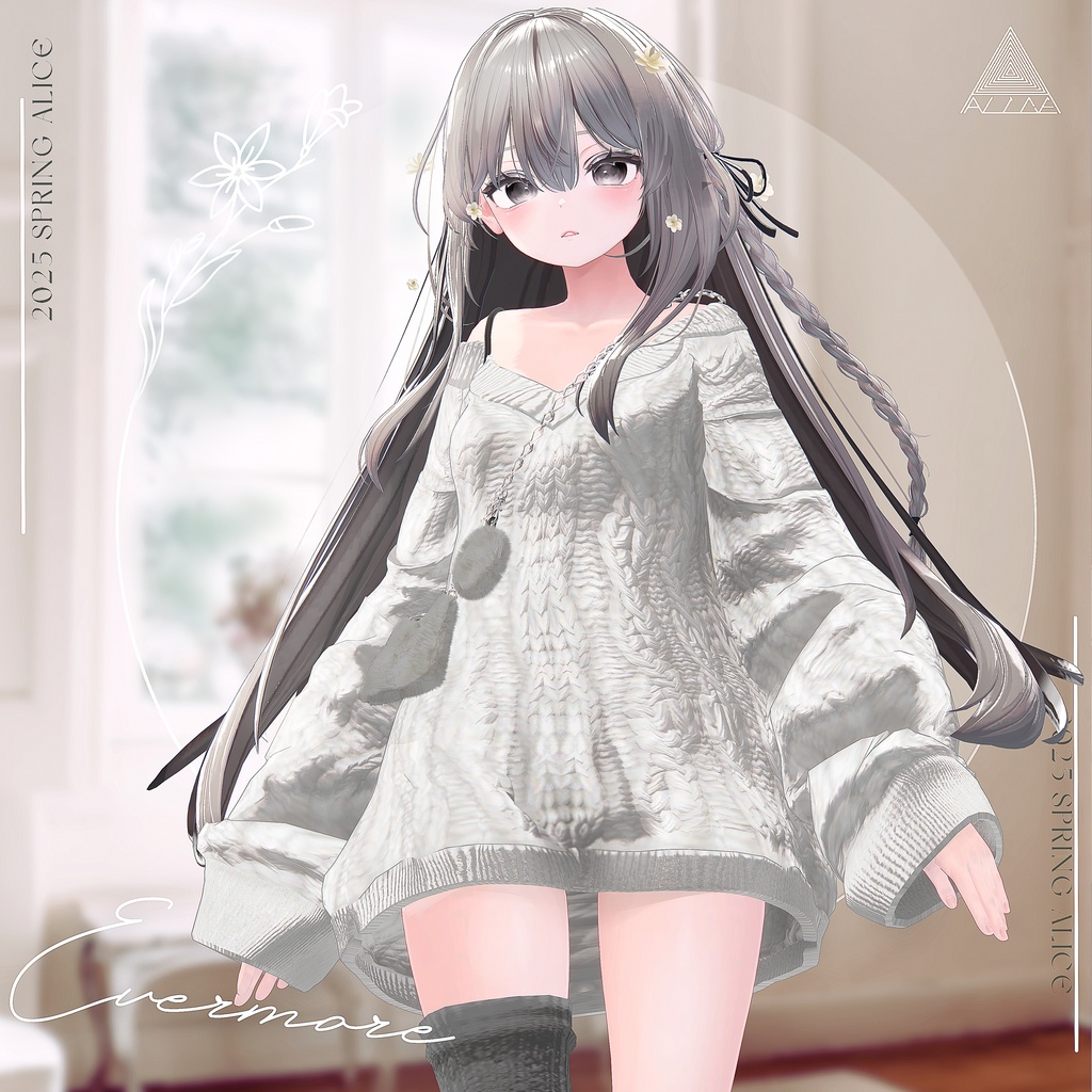 【12アバター対応】Evermore【VRChat向け衣装モデル】