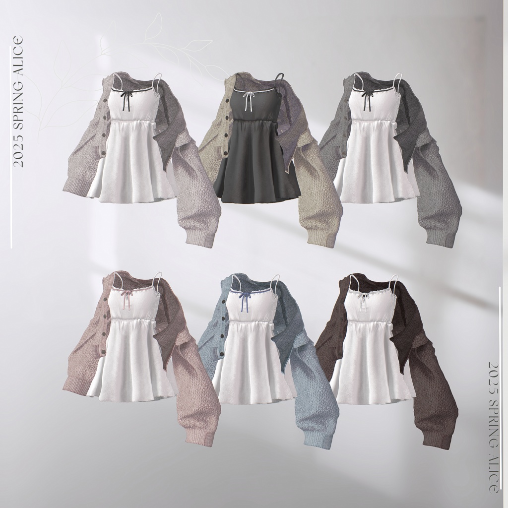 【13アバター対応】Prologue【VRChat向け衣装モデル】