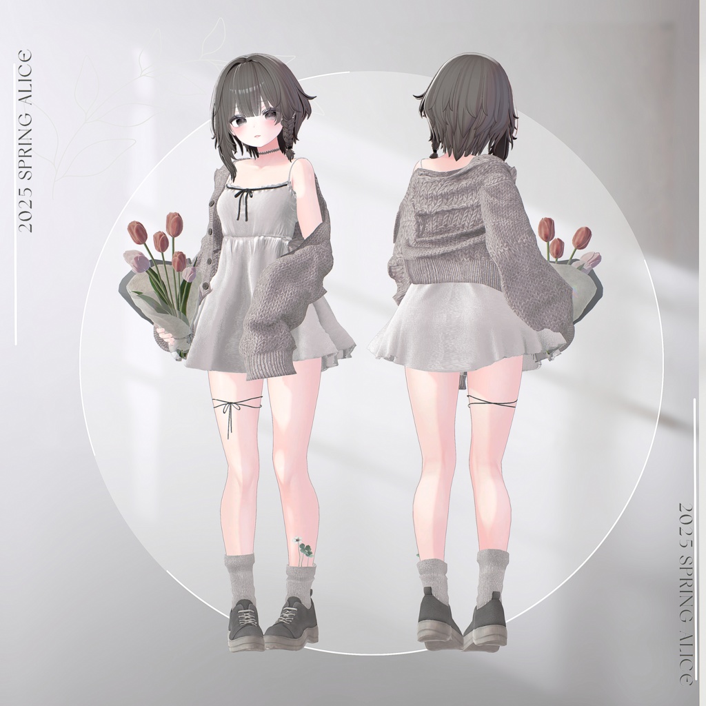 【13アバター対応】Prologue【VRChat向け衣装モデル】