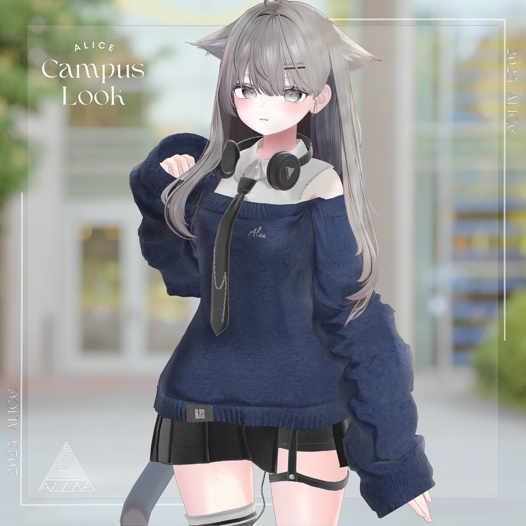 SALE🏈【9アバター対応】CampusLook【VRChat向け衣装モデル】