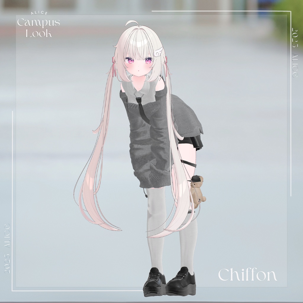 【10アバター対応】CampusLook【VRChat向け衣装モデル】