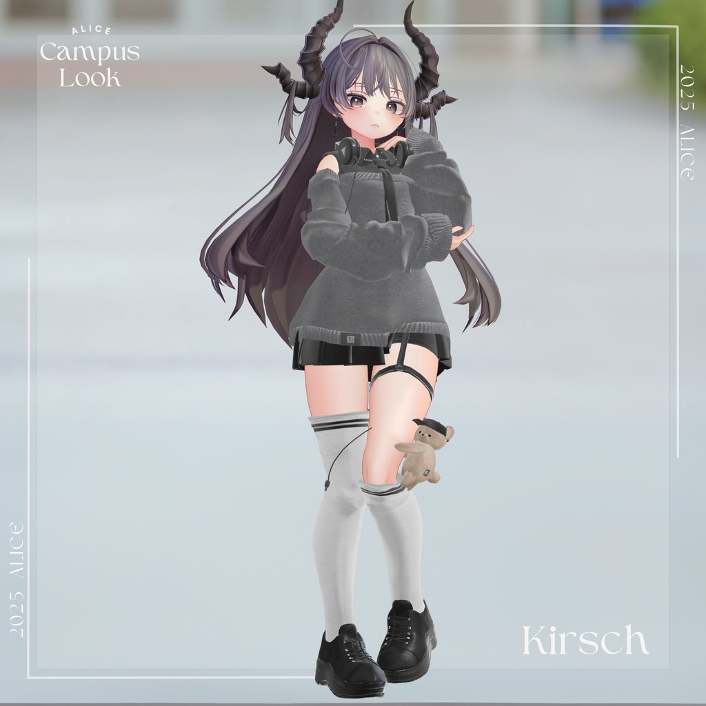 【10アバター対応】CampusLook【VRChat向け衣装モデル】