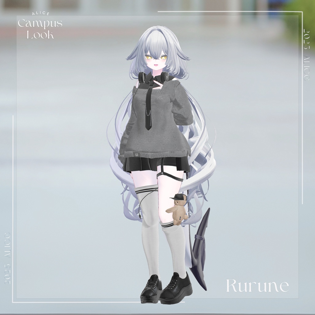 【10アバター対応】CampusLook【VRChat向け衣装モデル】