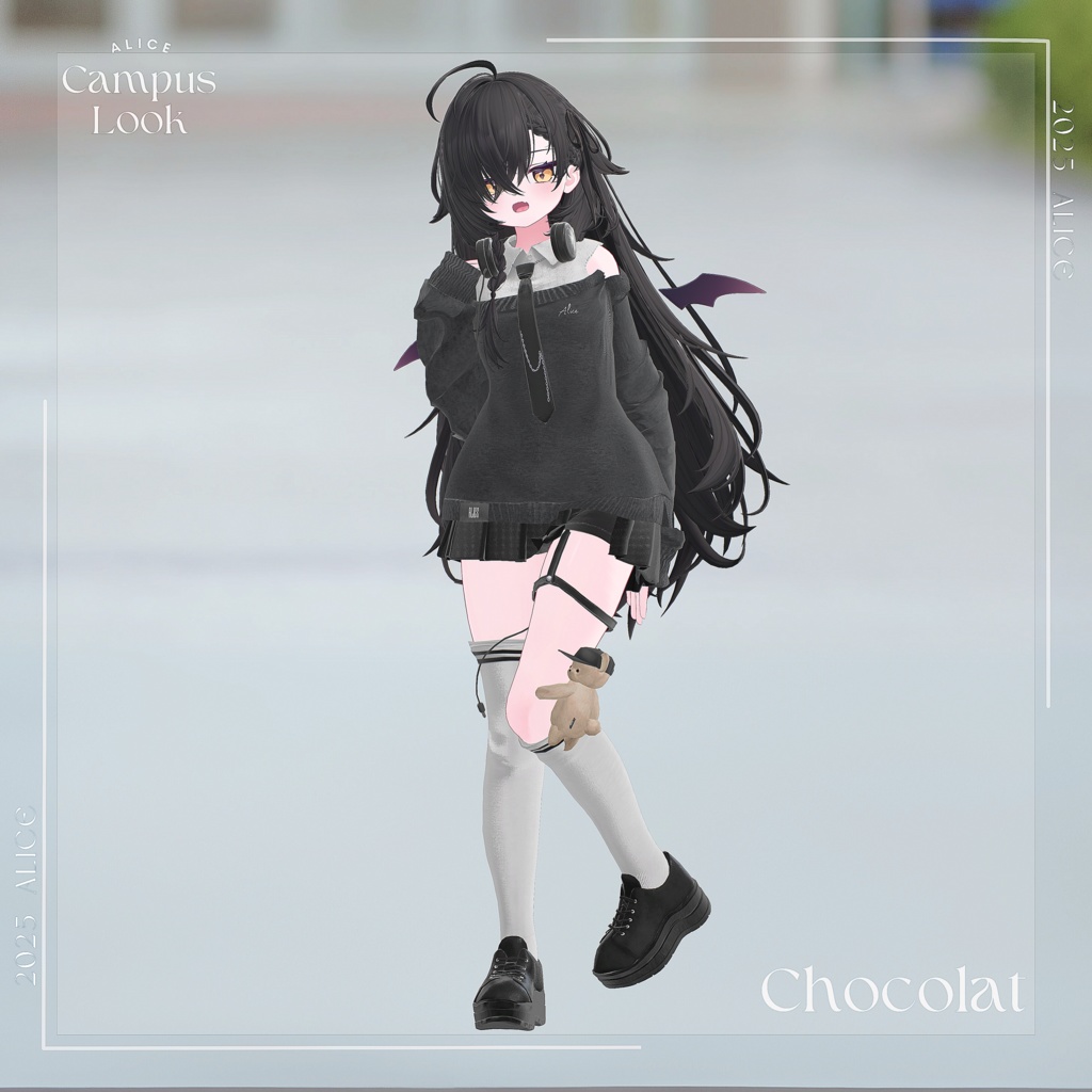 【10アバター対応】CampusLook【VRChat向け衣装モデル】