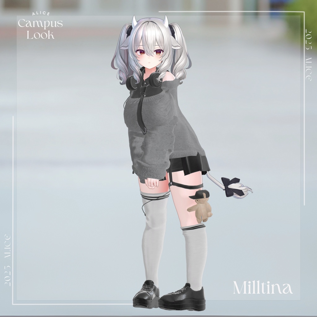 【10アバター対応】CampusLook【VRChat向け衣装モデル】