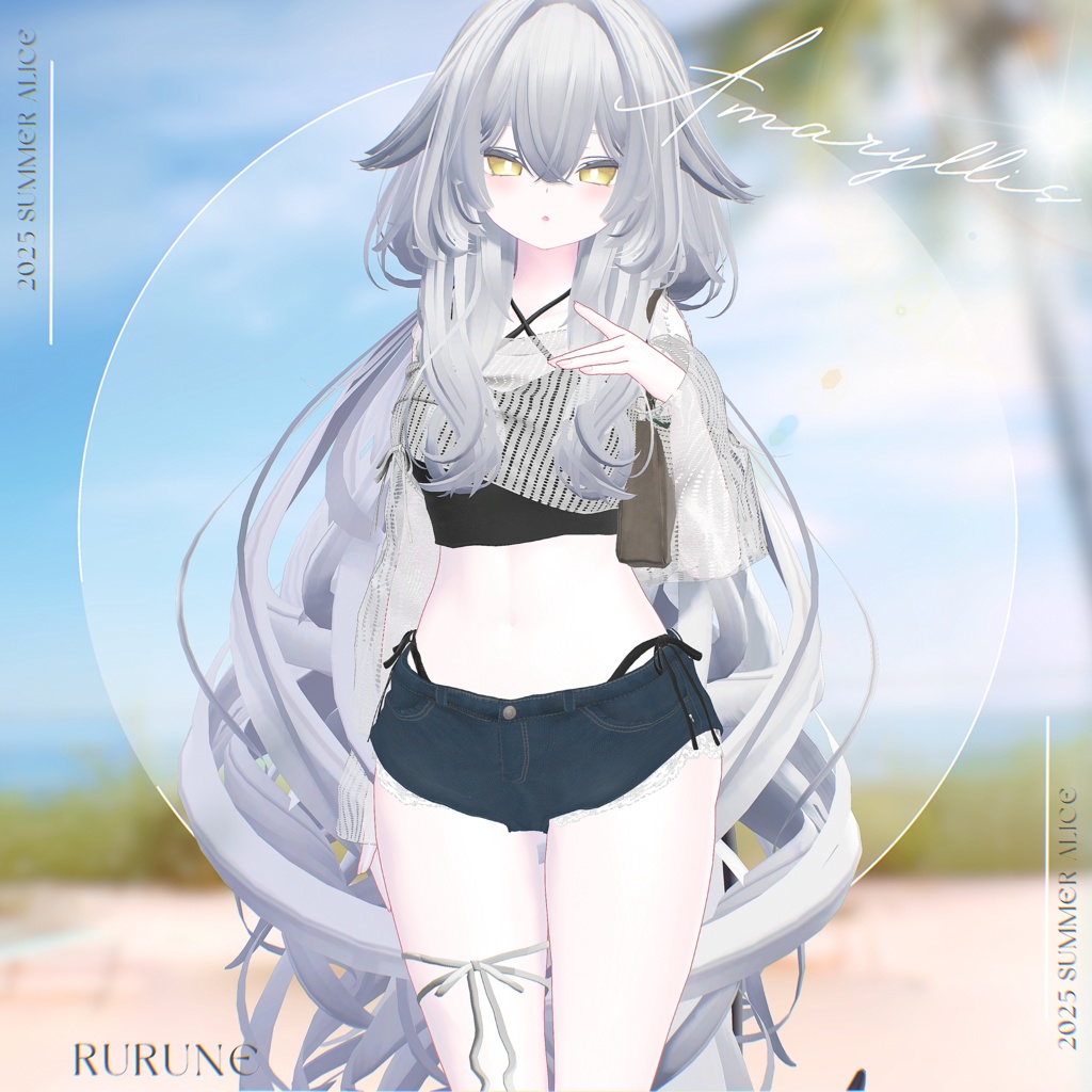 【14アバター対応】Amaryllis【VRChat向け衣装モデル】