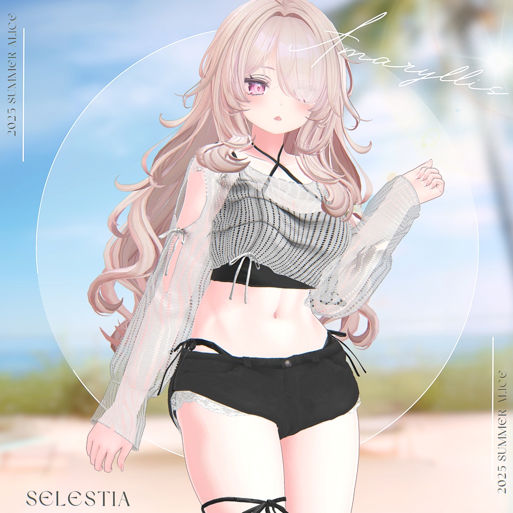 【14アバター対応】Amaryllis【VRChat向け衣装モデル】