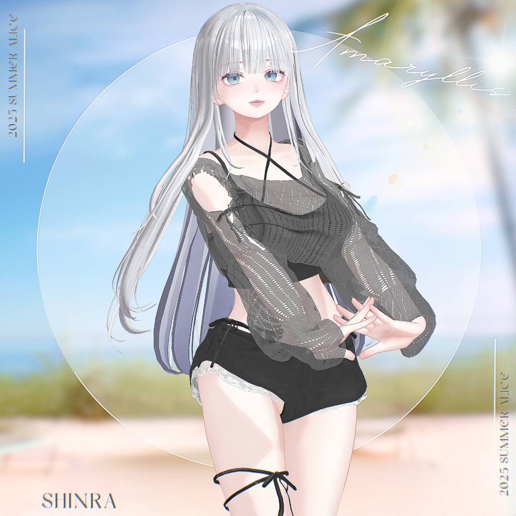 【14アバター対応】Amaryllis【VRChat向け衣装モデル】