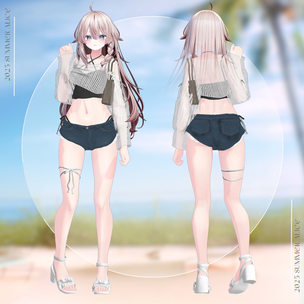 【14アバター対応】Amaryllis【VRChat向け衣装モデル】