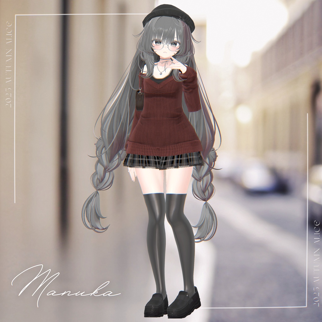 【14アバター対応】Amaretto【VRChat向け衣装モデル】