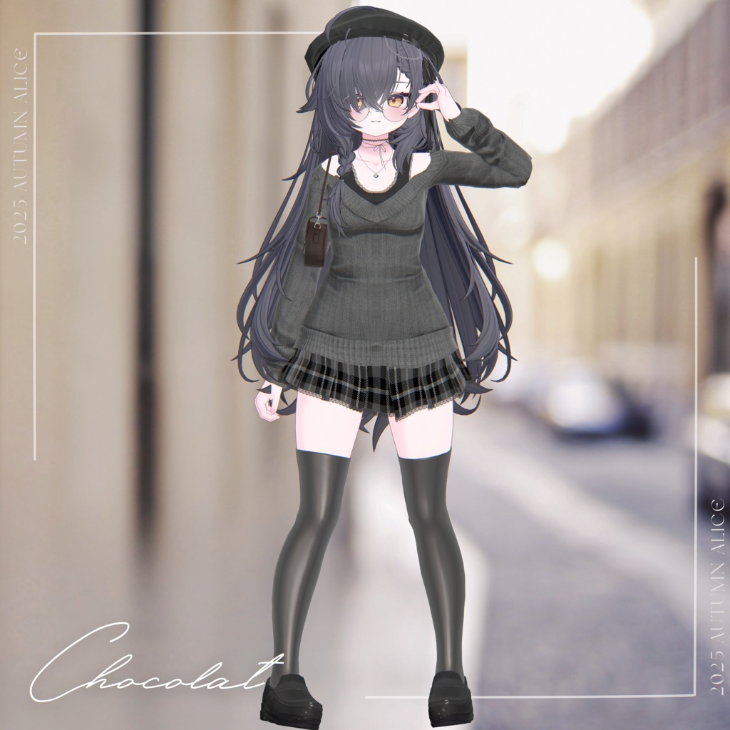 【14アバター対応】Amaretto【VRChat向け衣装モデル】