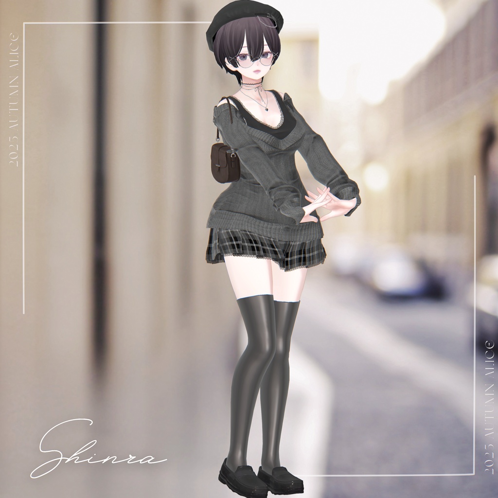 【14アバター対応】Amaretto【VRChat向け衣装モデル】